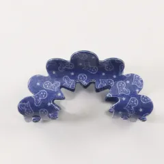 New Wave Grip Blue Series Pvc Barrettes Female Back Head - B31317 - View 1
