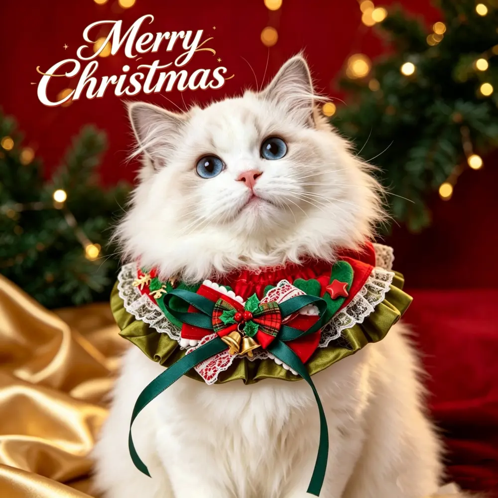 Pet Christmas Neck Scarf