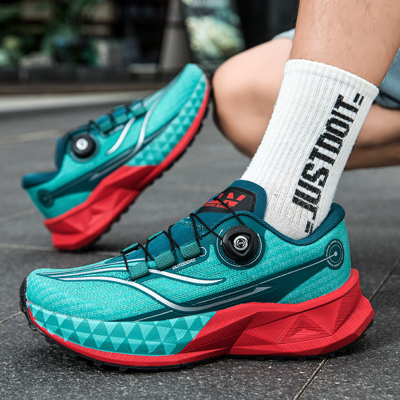 Off-road Hiking And Running Shoes With A Soft Sole High Elasticity Shock Absorption And Abrasion Resistance
