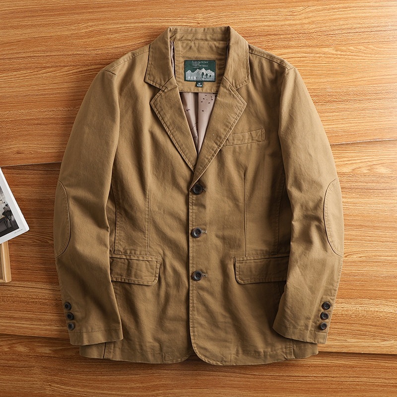 Men's Loose-fit American Vintage Suit Jacket