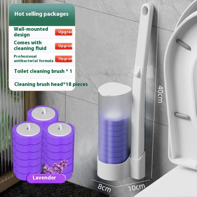 Bathroom Wall mounted Long Handle Household Cleaning Sets I - Shop at LoveMi