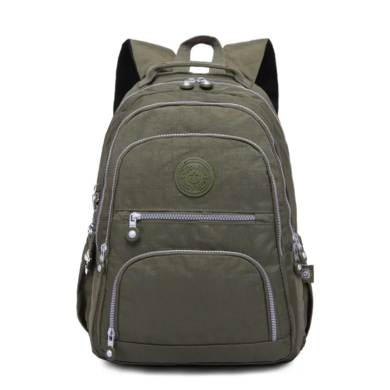 Tegaote Middle School Backpack Nylon Waterproof Large Capacity Simple And Lightweight Computer Bag