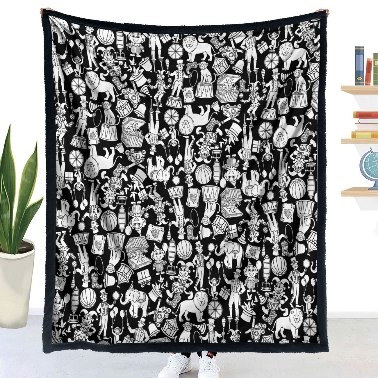 Polyester Throw Blanket with Brush, picture 9 of 12