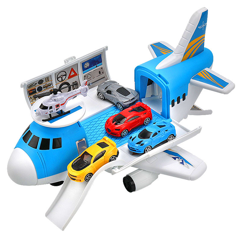 Transport Plane With 4 Cars