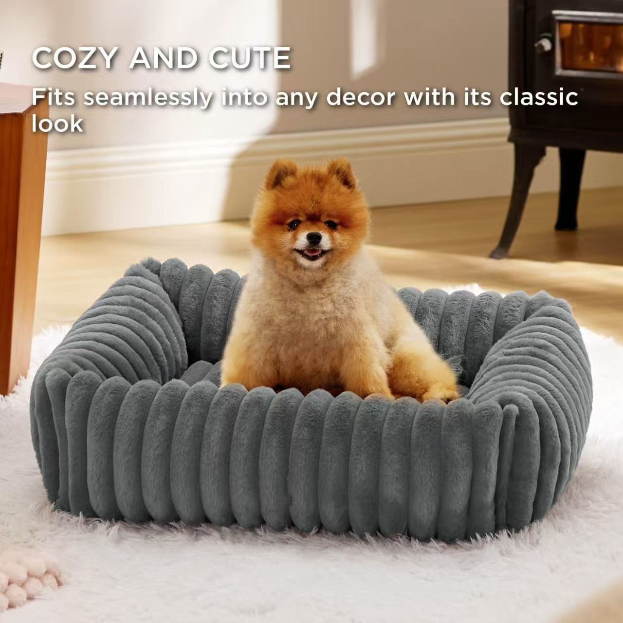 Pet Kennel Cat Nest All-season Warm Plush Pet Bed