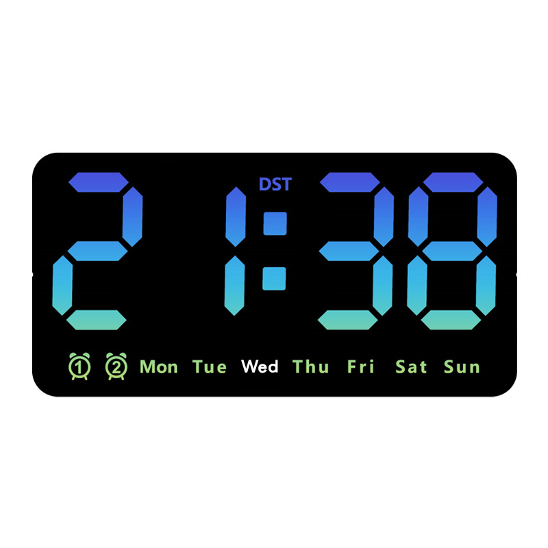Simple Large Screen Hanging With Temperature Multi-purpose Alarm Clock - Picture 12 of 19