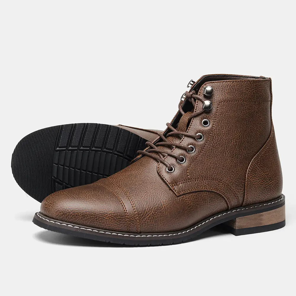 Mens Vintage Casual Leather Boots