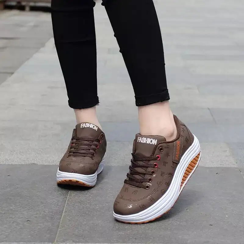 Mesh Sneakers Rocking Womens Shoes Air-cushioned Mesh Footwear