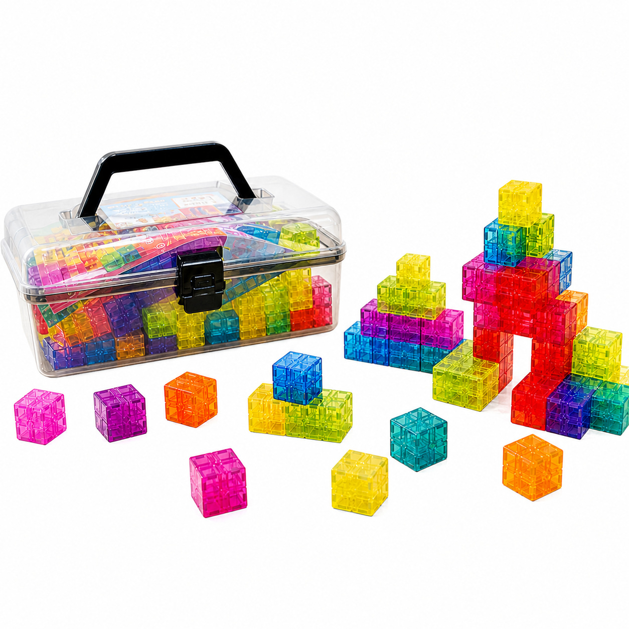 DIY Transparent Magnetic Building Block Toy 6