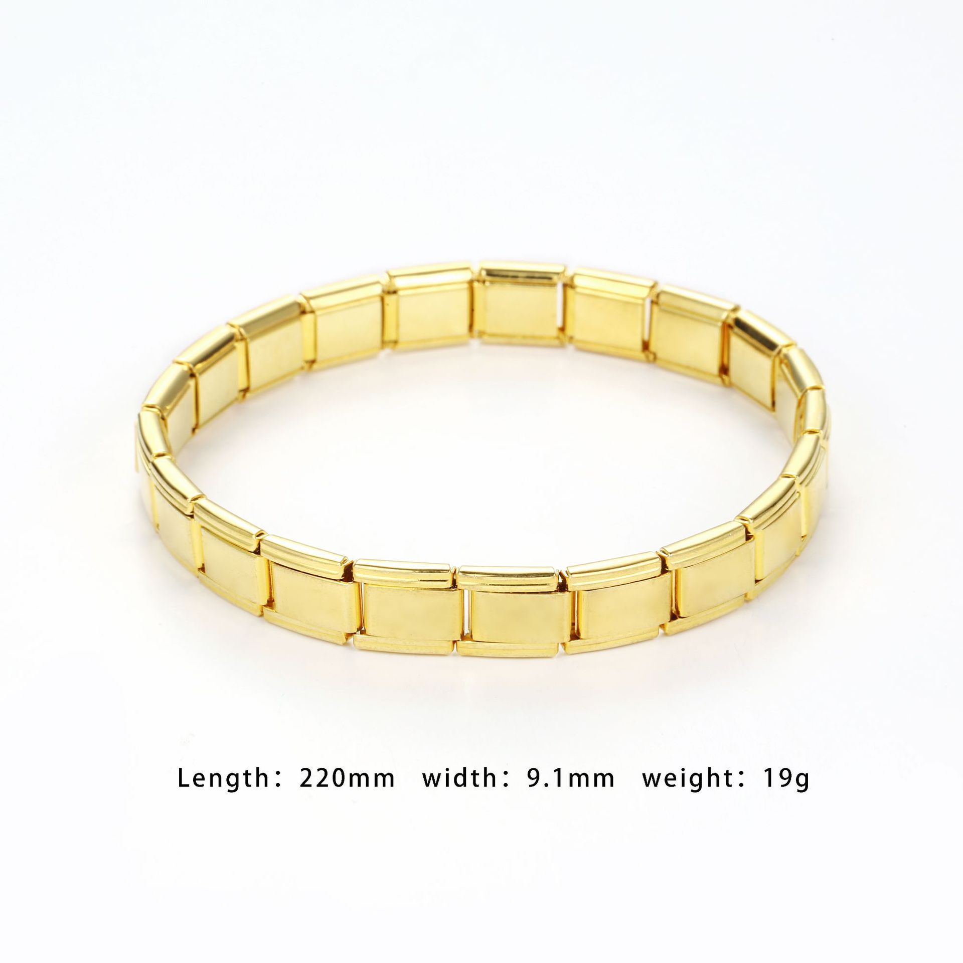 Punk Minimalist Stainless Steel Spring Bracelet Jewelry