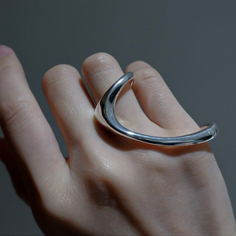 Open-Ended Geometric Ring, picture 2 of 5