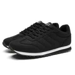 Cross-border Sneakers Couples Running Shoes Trendy Stylish And Lightweight Breathable Casual Cortez - Black - View 1