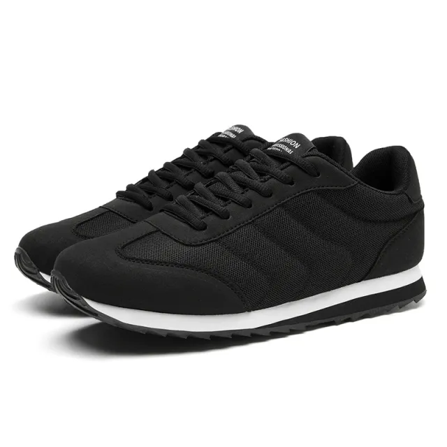 Cross border Sneakers Couples Running Shoes Trendy Stylish And Lightweight Breathable Casual Cortez Black - Shop at LoveMi