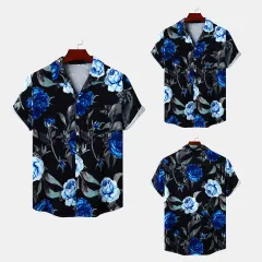Plus Size Men's Fashion 3D Digital Printing Top - 5 Colours-Xl - View 1