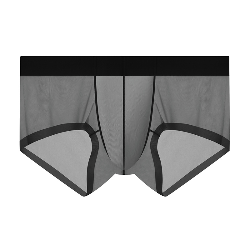 Silky Lightweight Ultra-thin Sheer Mens Ice-silk Briefs