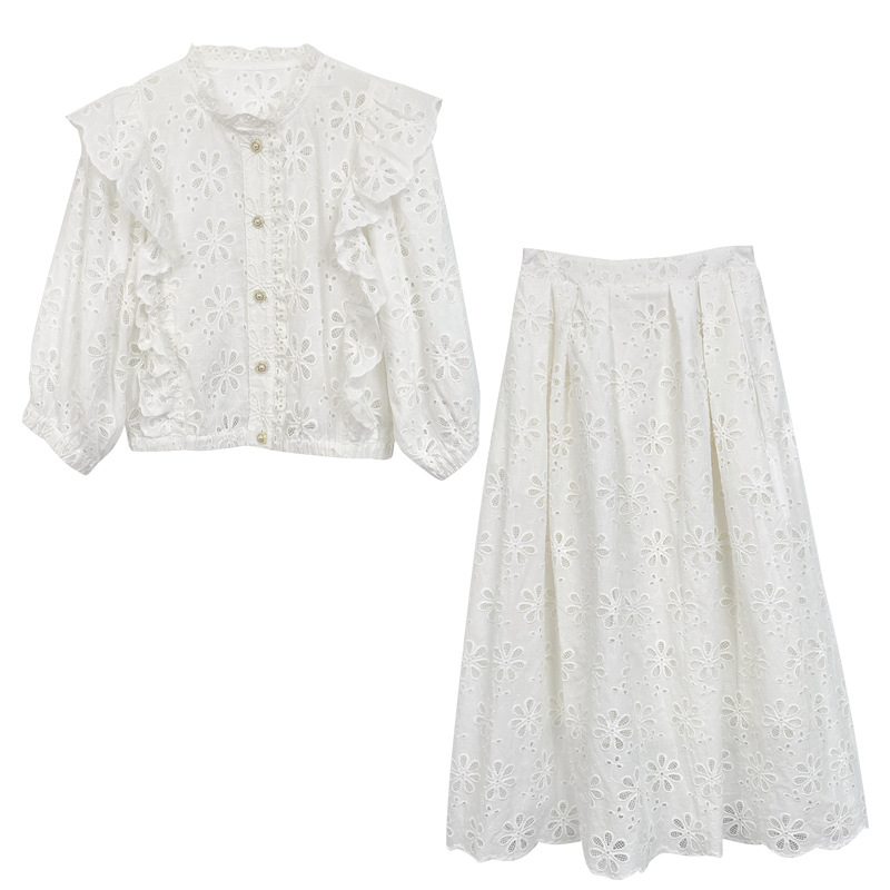 Lace Top And Skirt Set, picture 4 of 8