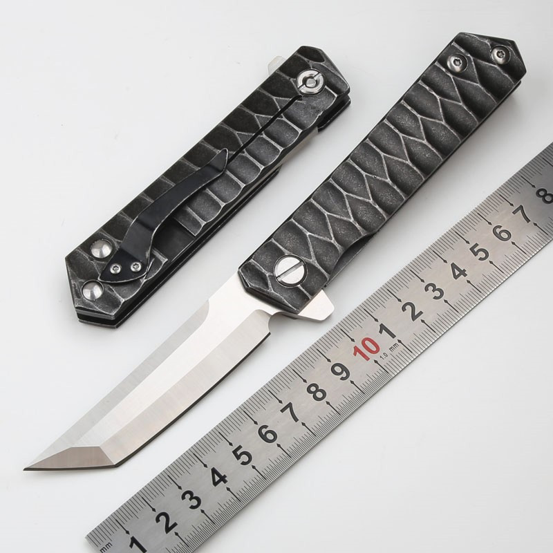 High-Hardness Outdoor Folding Wilderness Survival KnifeSharp Portable And Pocket-Sized