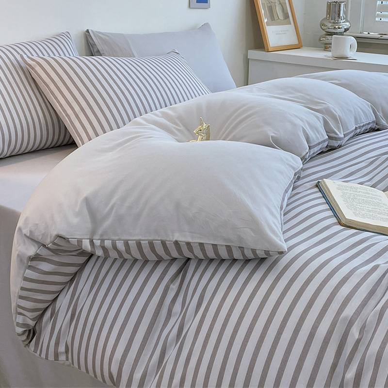 Pure Cotton Class A Four-piece Quilt Cover Household Pure Cotton Bed Sheet Duvet Cover - Image 16