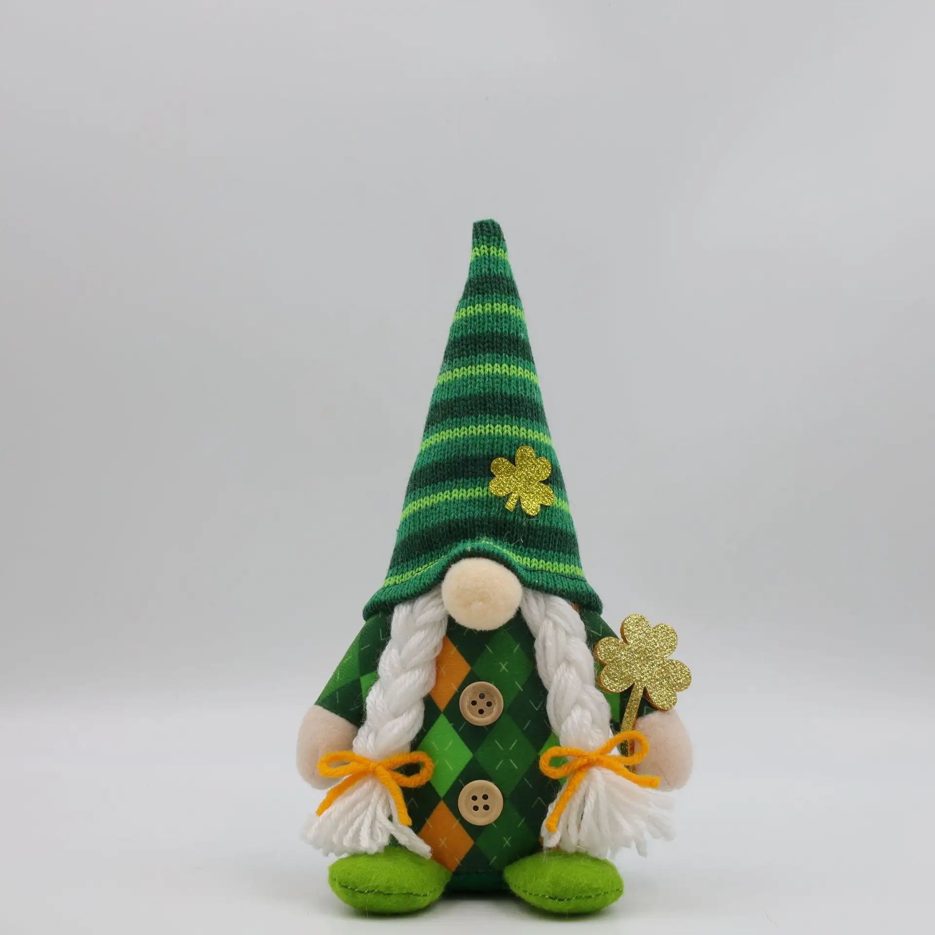St Patrick's Irish Day Green Leaf Festival Decoration Clover Essence