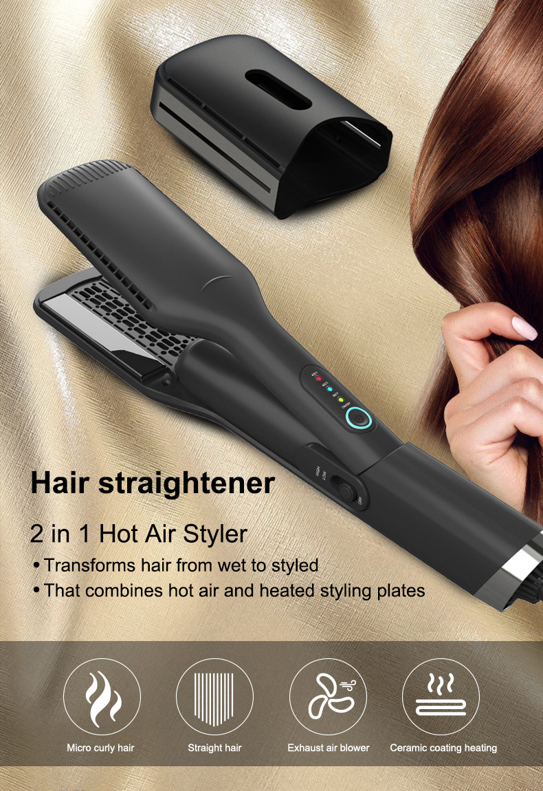 Title 7, Hair Salon Home Styling Hot Air Hair Straightener