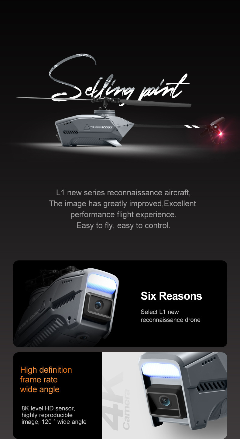 Remote Control Reconnaissance 8K Aerial Photography Special UAV - Image 16
