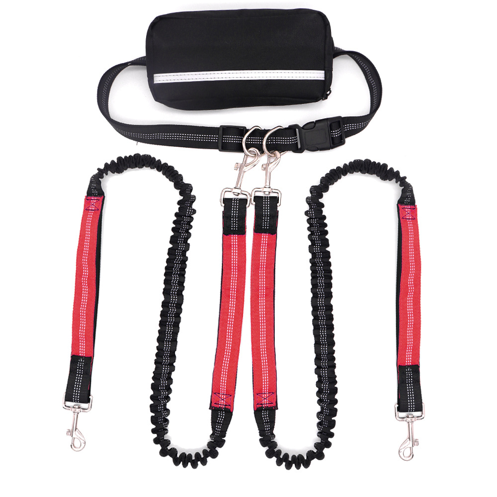 Doubl-headed LeashOne Leash For Two DogsRunning And Walking Dog Leash With Burstresistance