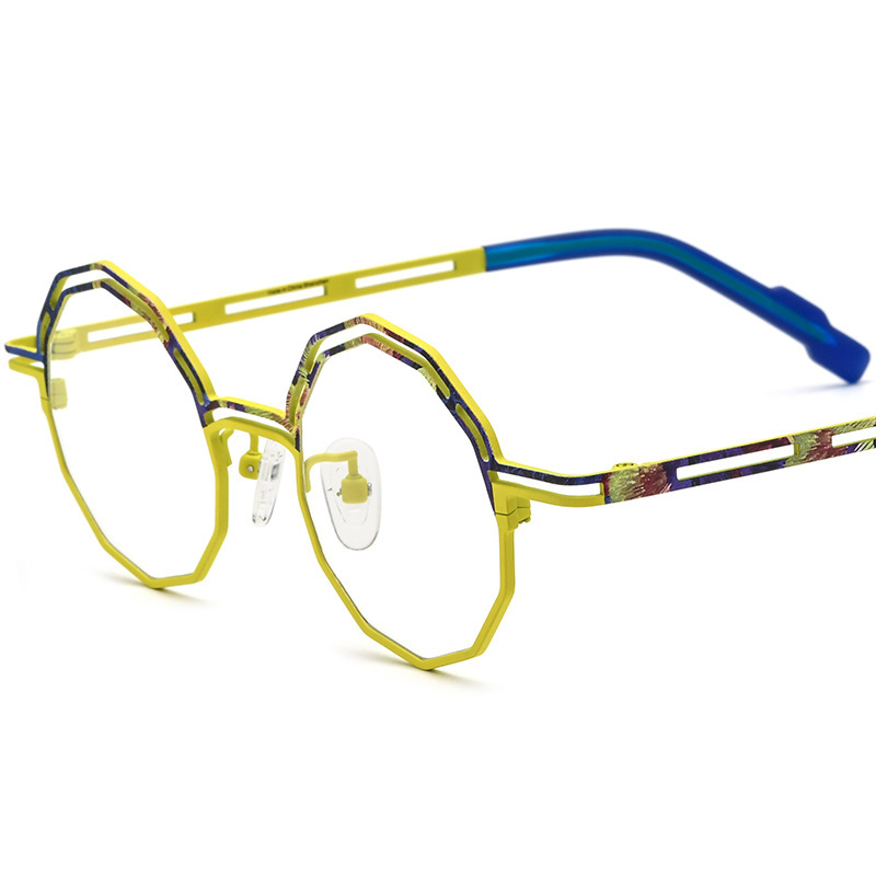 Multi-color Ultra-light Pure Titanium Myopia Glasses Frame - Image 8
