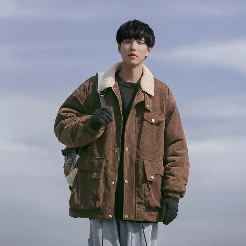 Retro Fashion Brand Boys Workwear Cotton Coat