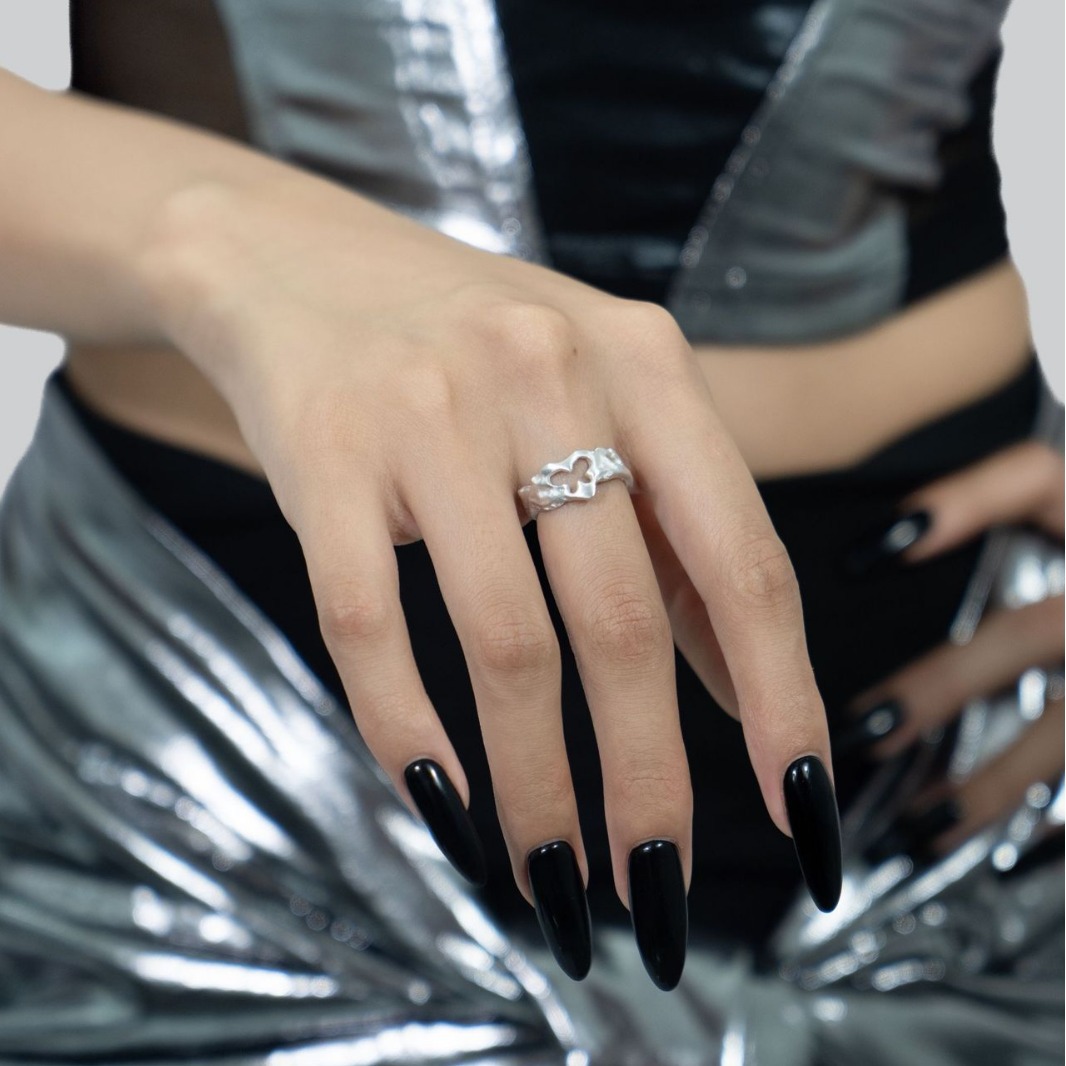 Korean Style Butterfly Ring Sterling Silver S925