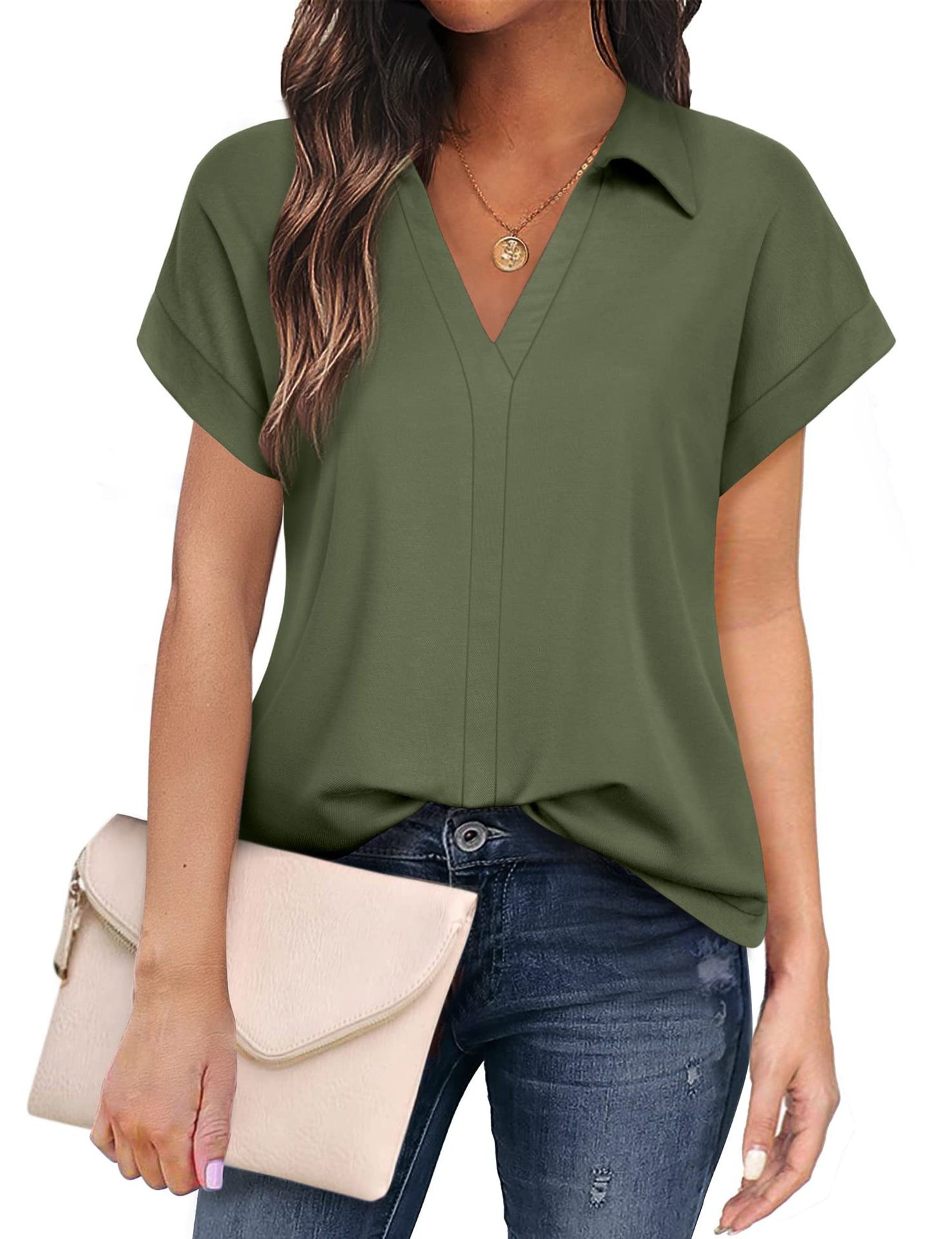 Title 4, Solid Color Business Casual Women