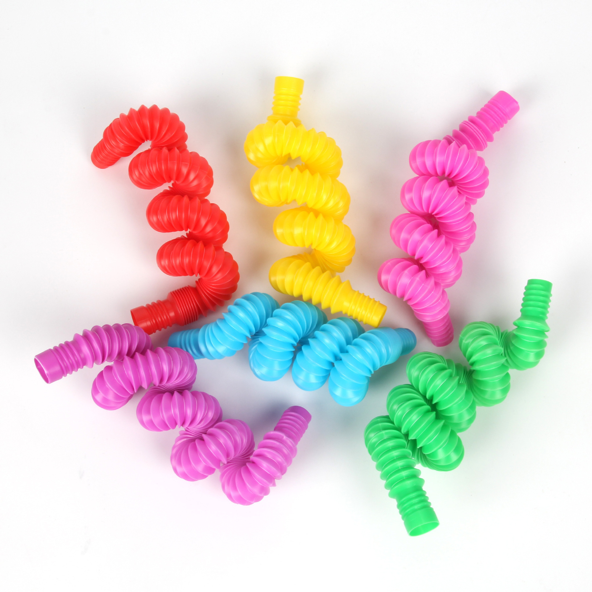 Colored Stretch Plastic Corrugated Decompression Tube