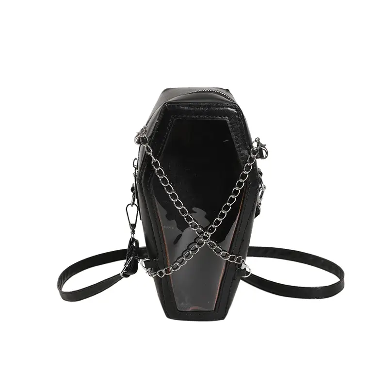 European And American Style PVC Mirror With Chain Shoulder Bag