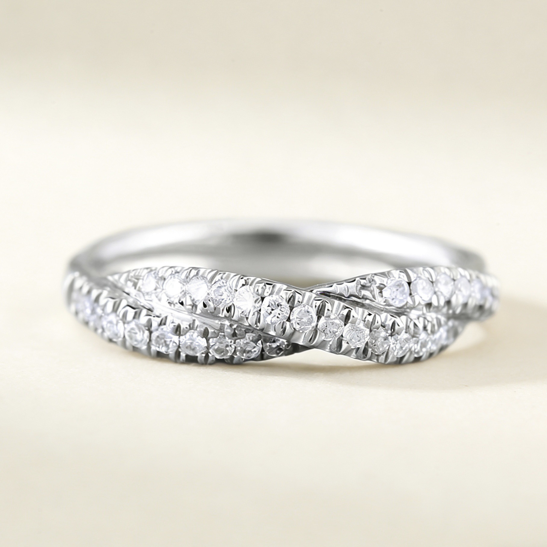Fashionable New Twist Rope Cable Ring