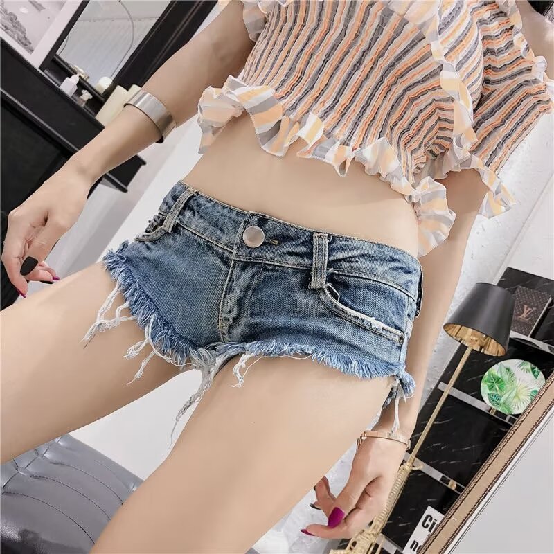 Low Rise Denim Shorts Sexy Micro Raw Hem Jean Shorts 12 62ab38e6 77bd 4439 87e4 73899e6e3709