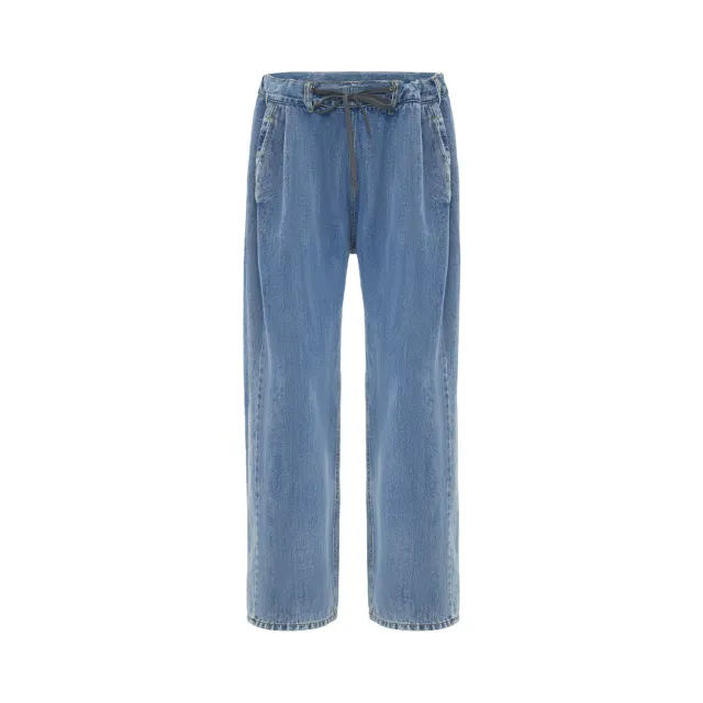 Loose Washed out Straight High Waist Jeans For Women Blue - Shop at LoveMi