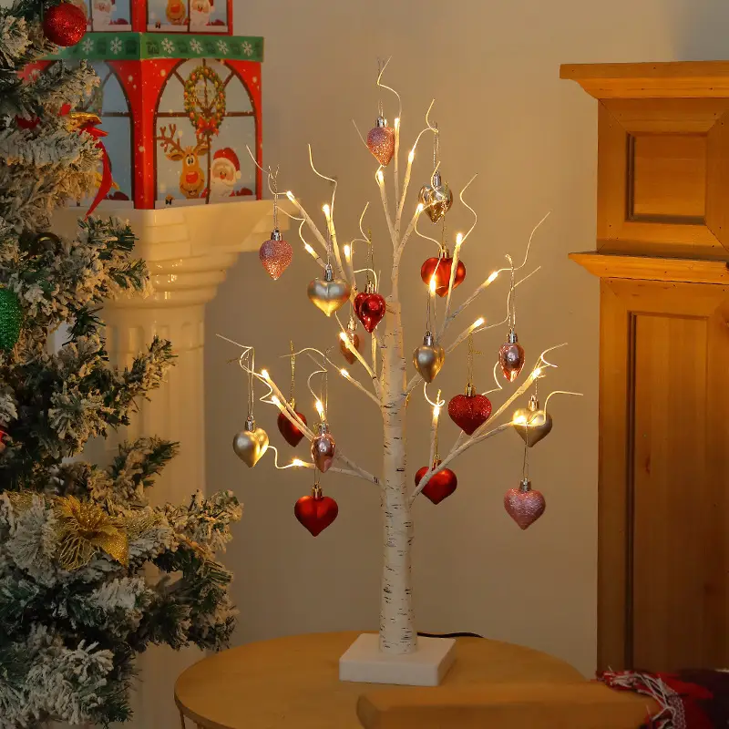 Creative Love Tree Light Atmosphere Ornamental Festoon Lamp