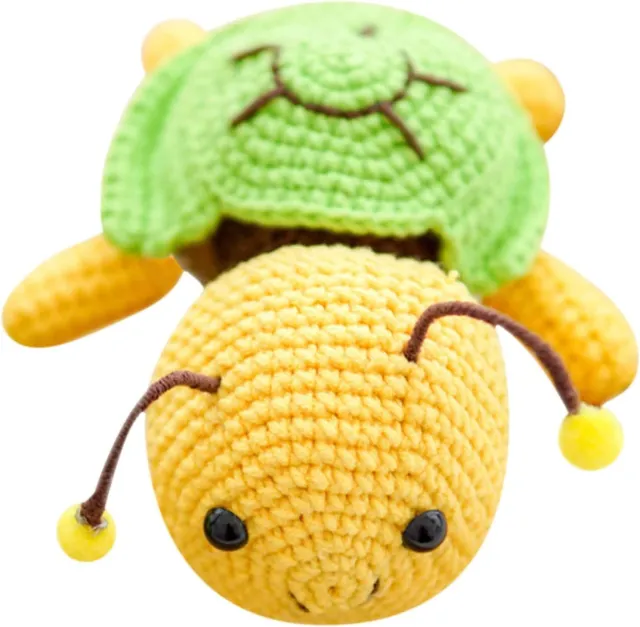 Wool Hand woven Bee Animal Doll DIY Material Package Green Bee - Shop at LoveMi