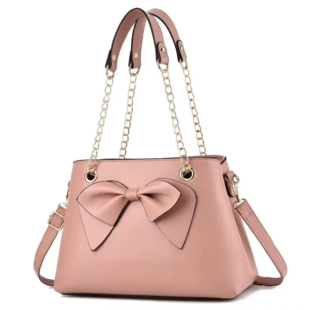 Women's Fashion Large Capacity Butterfly Handbag Rubber Powder Length 30 Width - Shop at LoveMi