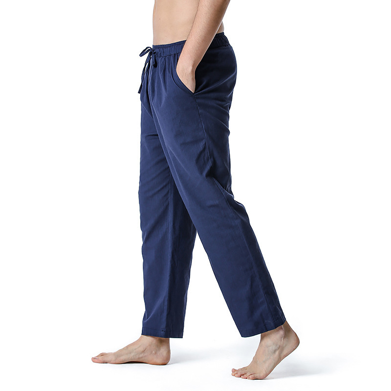 Non-stretch Cotton-linen Casual Regular-length Capri Pants For European And American Youth image 15
