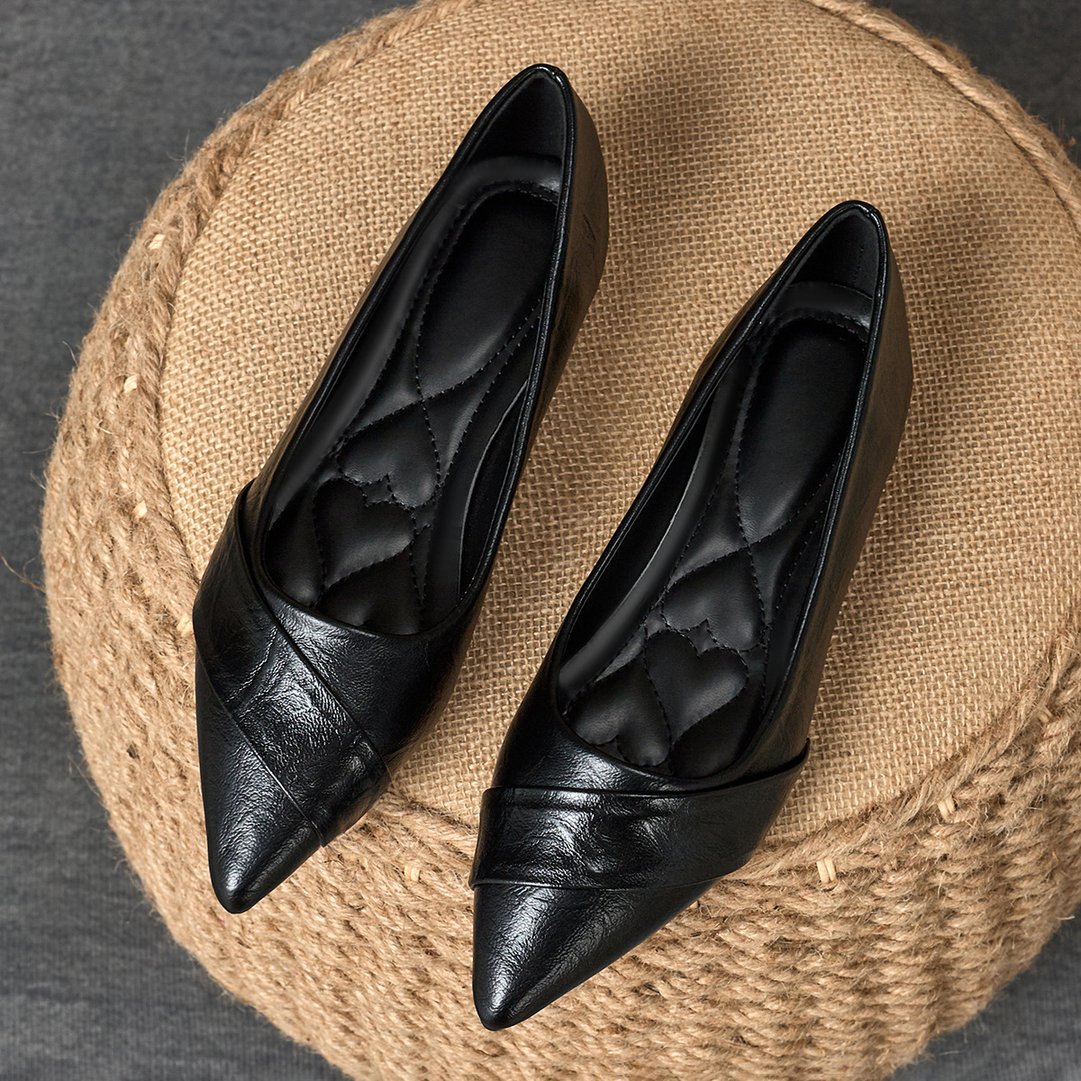 Plus-size Soft-soled Low-cut Versatile Professional Minimalist Elegant Work Shoes