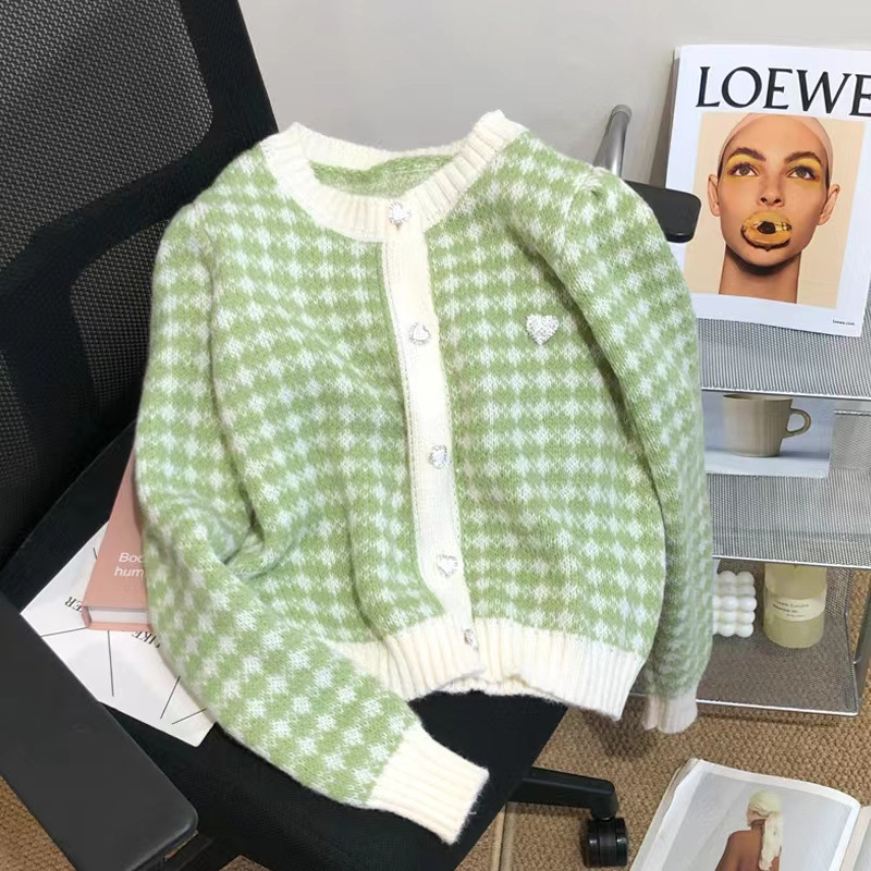 Soft And Fragrant Knitted Jacket, Women's Short Sweater