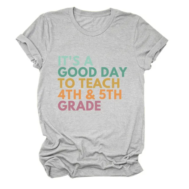 Simple Casual Round Neck Women's Short Sleeve Light Gray - Shop at LoveMi