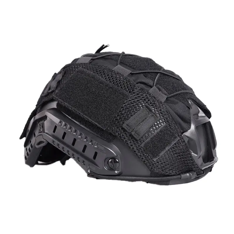 Camouflage Helmet Cover With Elastic Cord Tactical