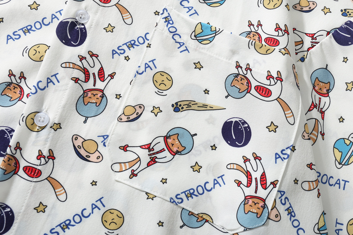 Title 4, Funny Cartoon Full Printed Short Sleeve Shirts ...