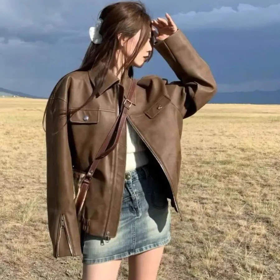 Women's Casual American Retro Solid Color Loose