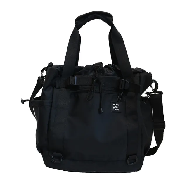 Men And Women Leisure Cargo Handbag Black - Shop at LoveMi