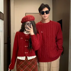 Women's Fake Two Pieces Sweaters Top - Women'S Sweater - View 1