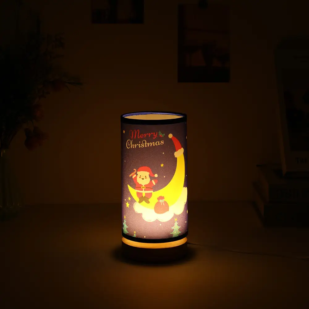 Moon Santa Claus Led Night Light