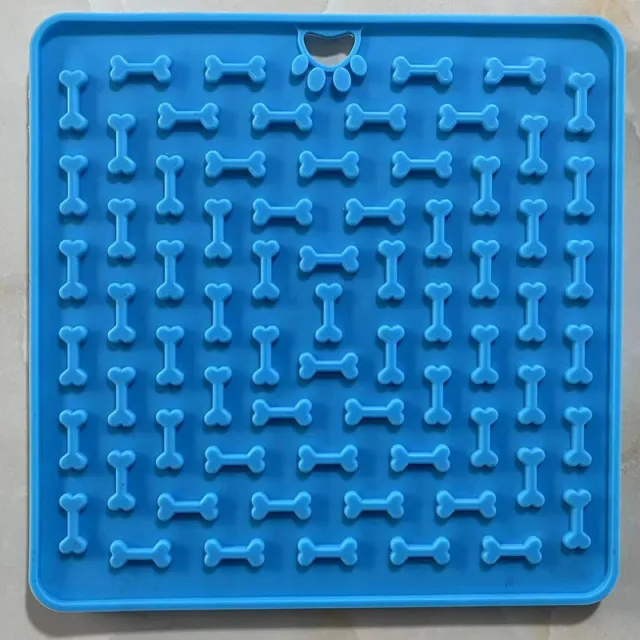Silicone Licking Mat Dog Slow Food Blue - Shop at LoveMi