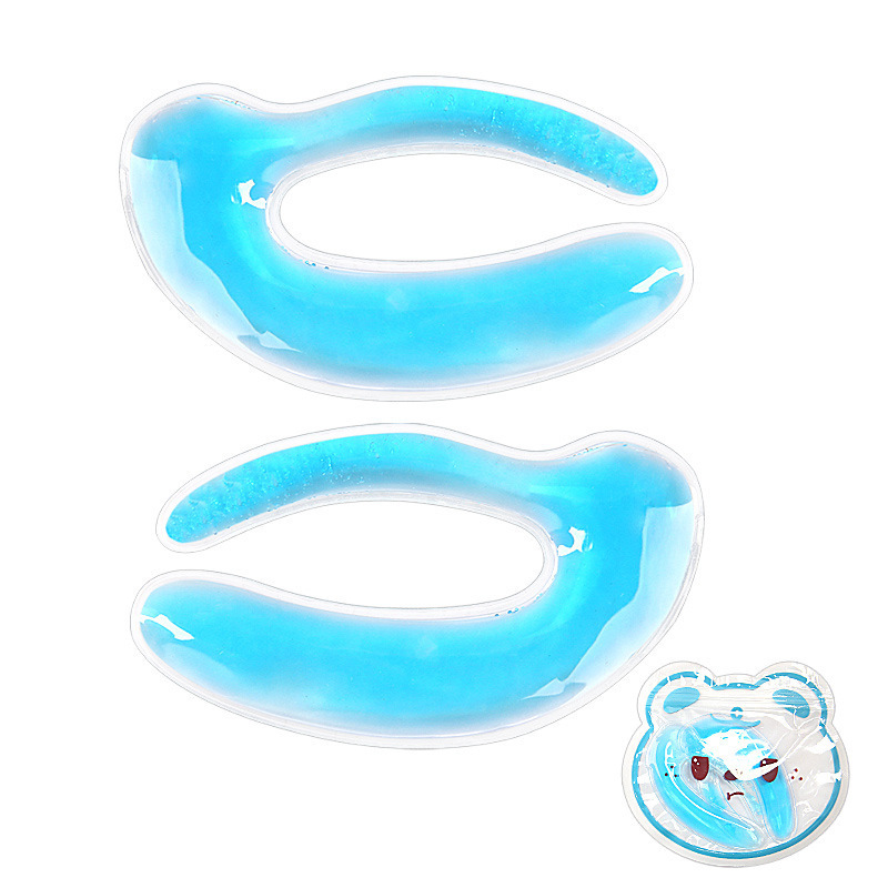 Eye Patches With A Cat-eye Opening Gel-based Under-eye Patches For Physical Soothing And A Cooling Eye Treatment